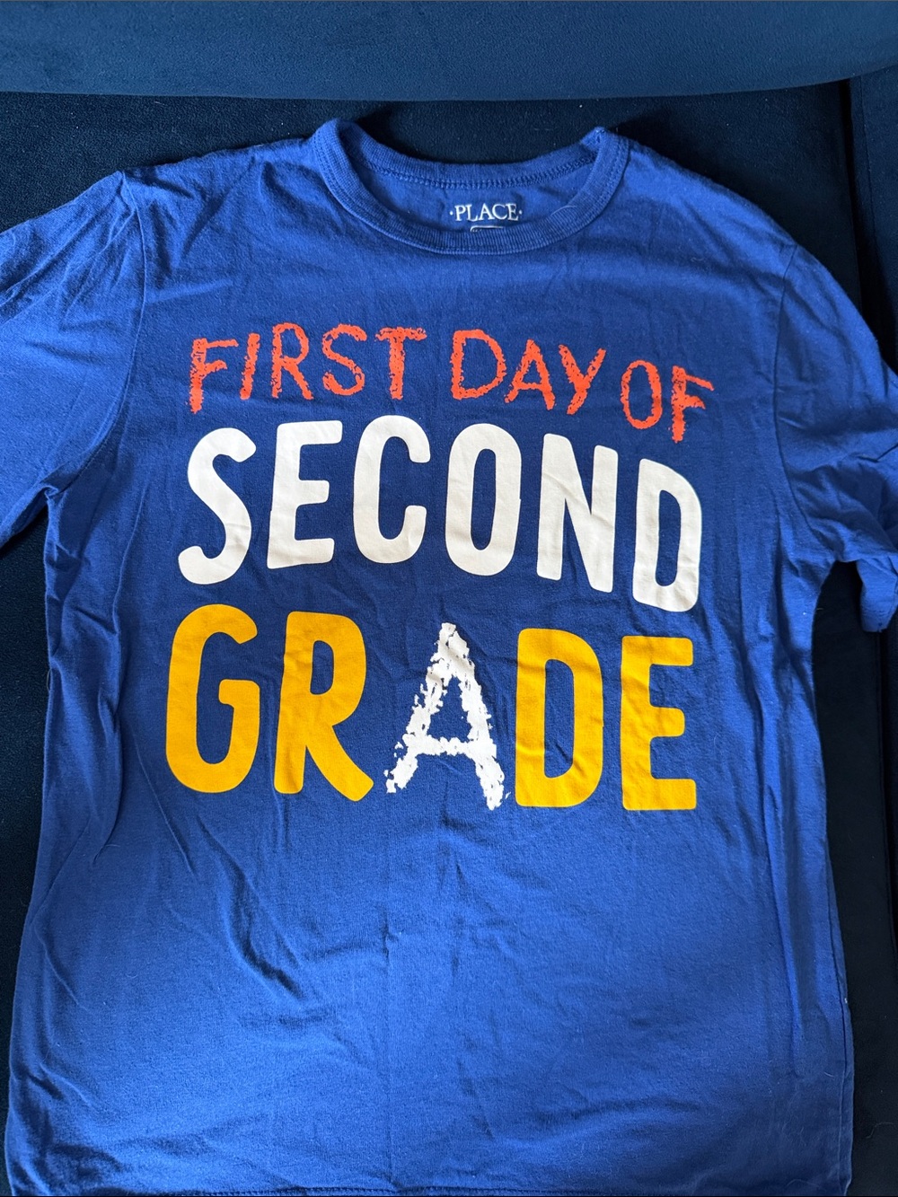 The Children's Place Royal Blue 'First Day of Second Grade' Tee